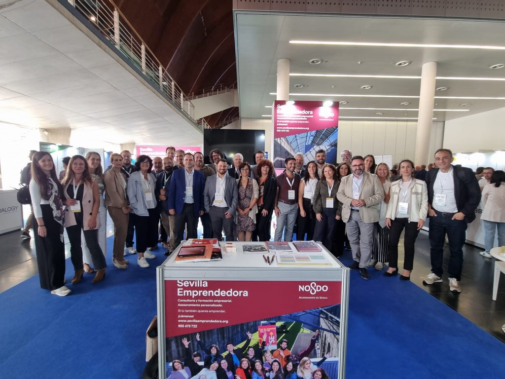 Al Andalus Stand Sevilla Emprendedora representantes ecosistema