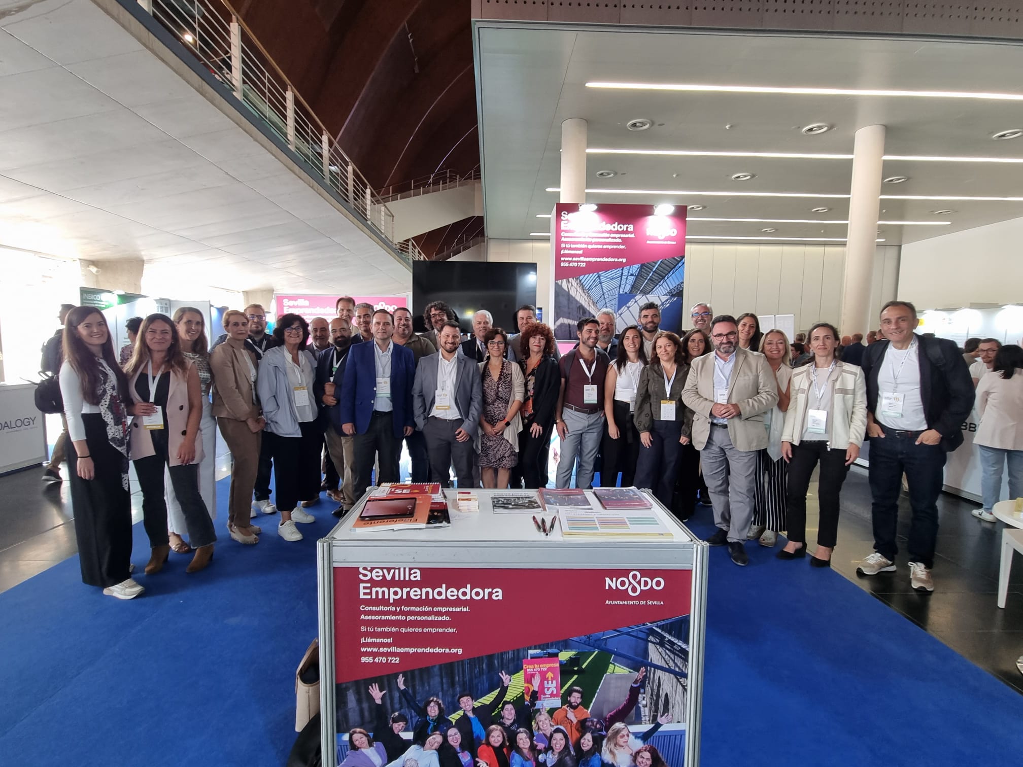 Al Andalus Stand Sevilla Emprendedora representantes ecosistema